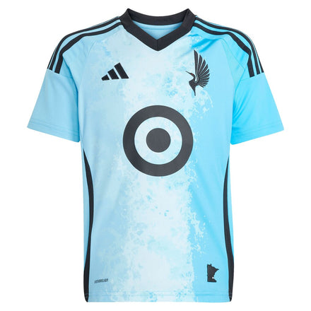 Bongokuhle Hlongwane Minnesota United FC adidas Youth 2025 CONVERGENCE Replica Jersey - Blue