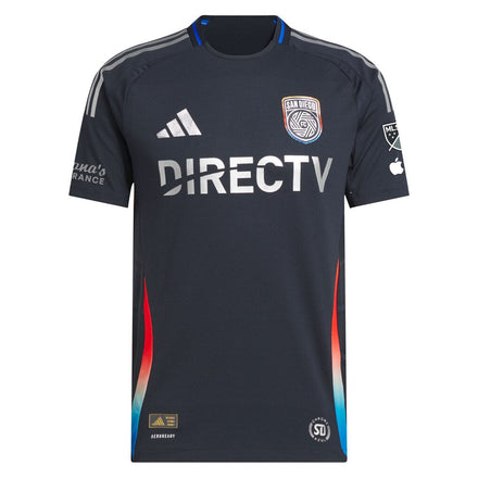 Jeppe Tverskov San Diego FC adidas 2025 State of Flow On-Field Authentic Jersey - Navy