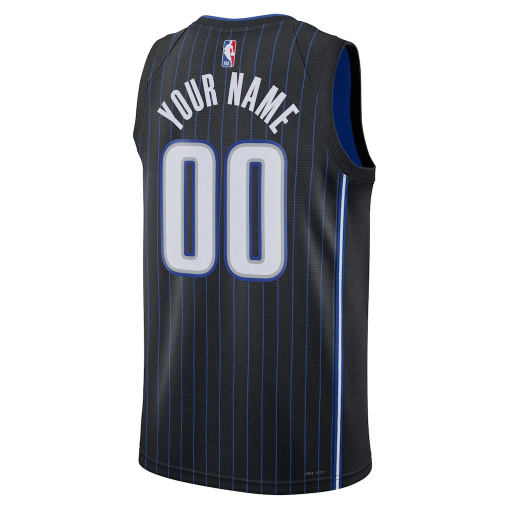 Orlando Magic Nike Unisex Swingman Custom Jersey Black - Icon Edition