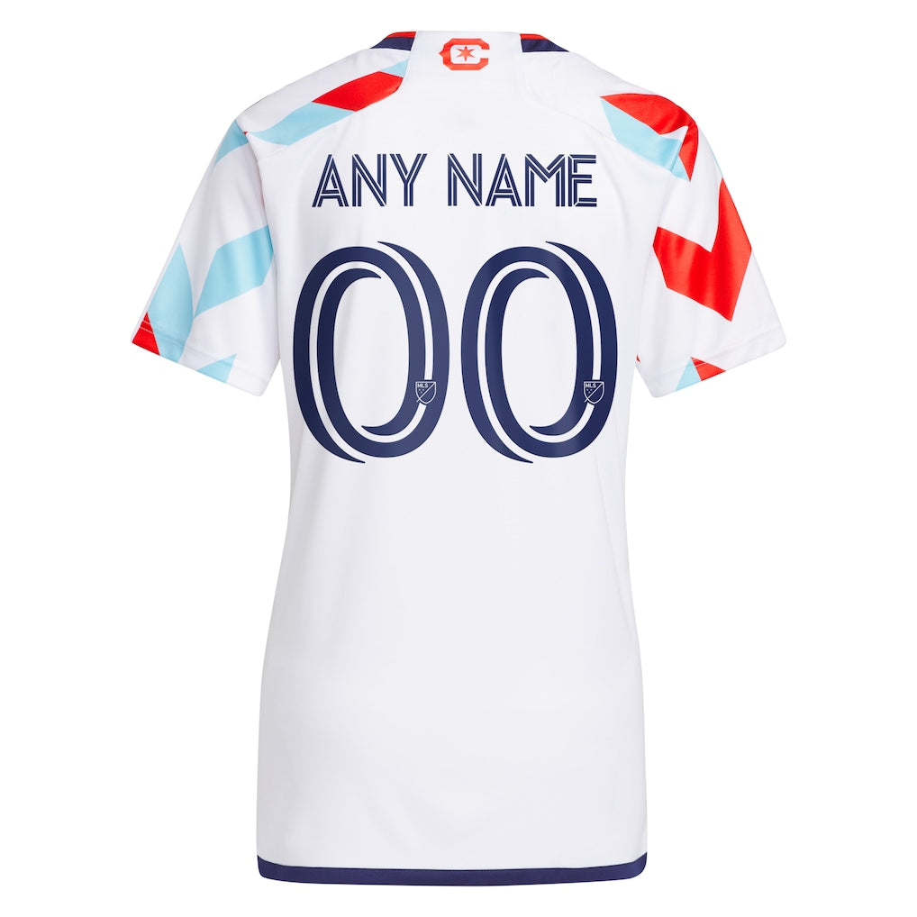 Chicago Fire adidas Women's 2024 A Kit For All Replica Custom Jersey – White
