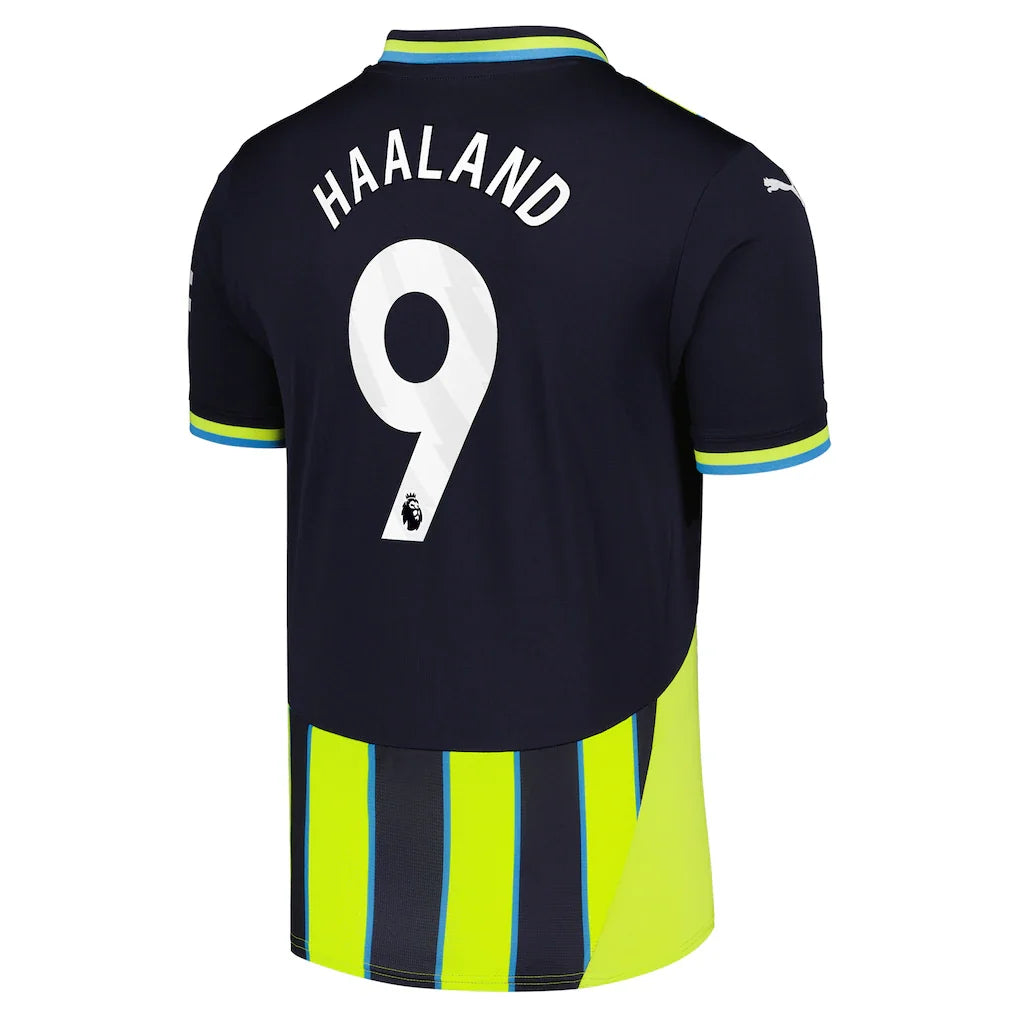 Erling Haaland Manchester City Puma 2024/25 Away Replica Player Jersey - Navy