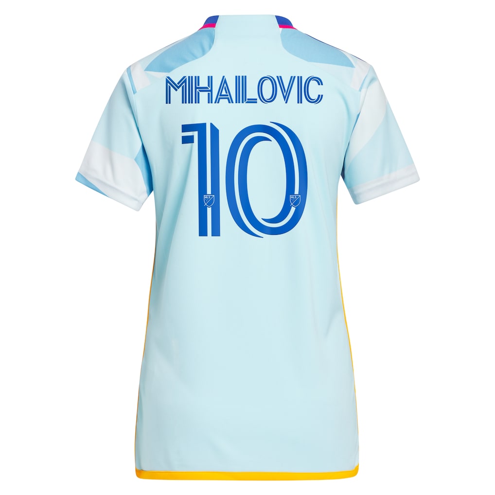 Djordje Mihailovic Colorado Rapids adidas Women's 2024 New Day Kit Replica Player Jersey - Light Blue