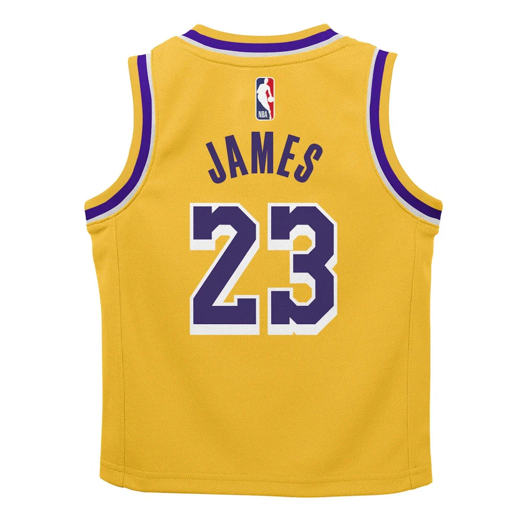 LeBron James Los Angeles Lakers Nike Preschool Dri-FIT Swingman Player Jersey - Icon Edition - Gold