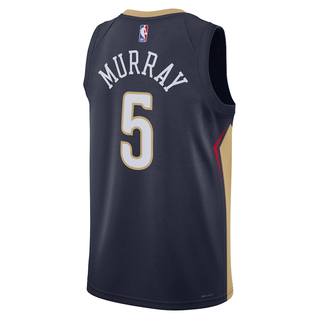 Dejounte Murray New Orleans Pelicans Nike Unisex 2024 Offseason Addition Nike Swingman Jersey - Navy