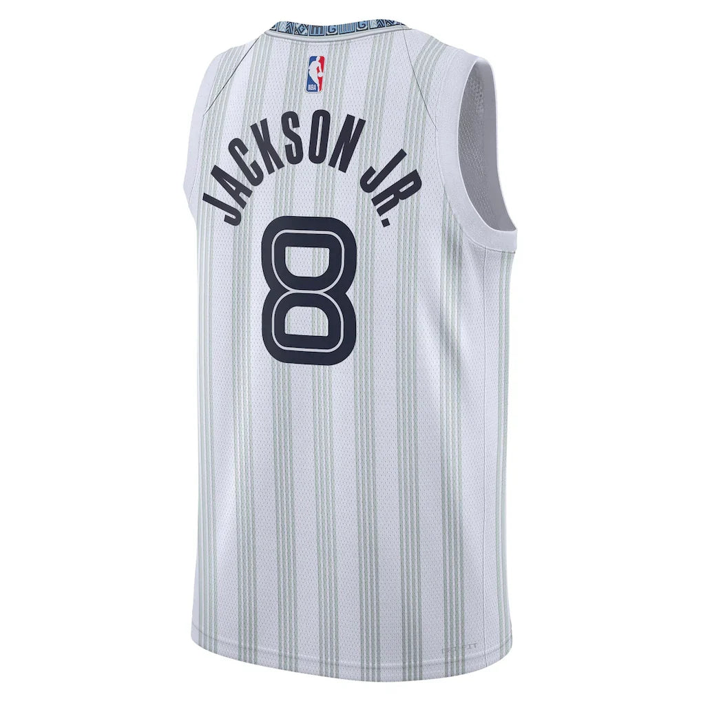 Jaren Jackson Jr. Memphis Grizzlies Nike Unisex 2025/26 Swingman Jersey - White - City Edition