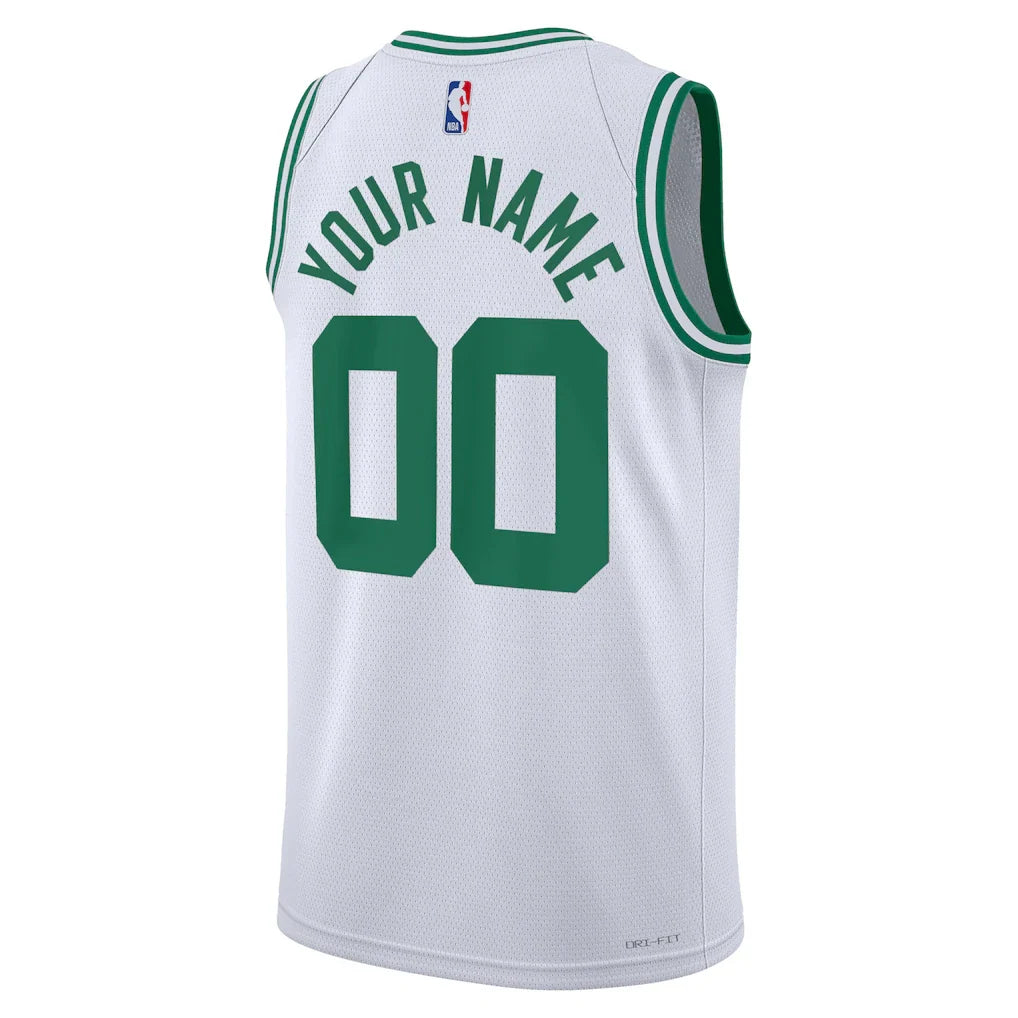 Boston Celtics Nike Unisex Swingman Custom Jersey White - Association Edition
