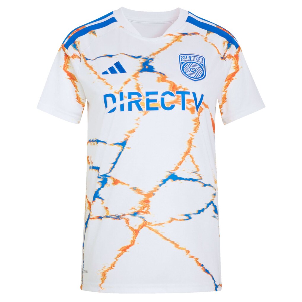 San Diego FC adidas Women's 2026 Celebration of Unprecedented Unity Kit Replica Jersey - White