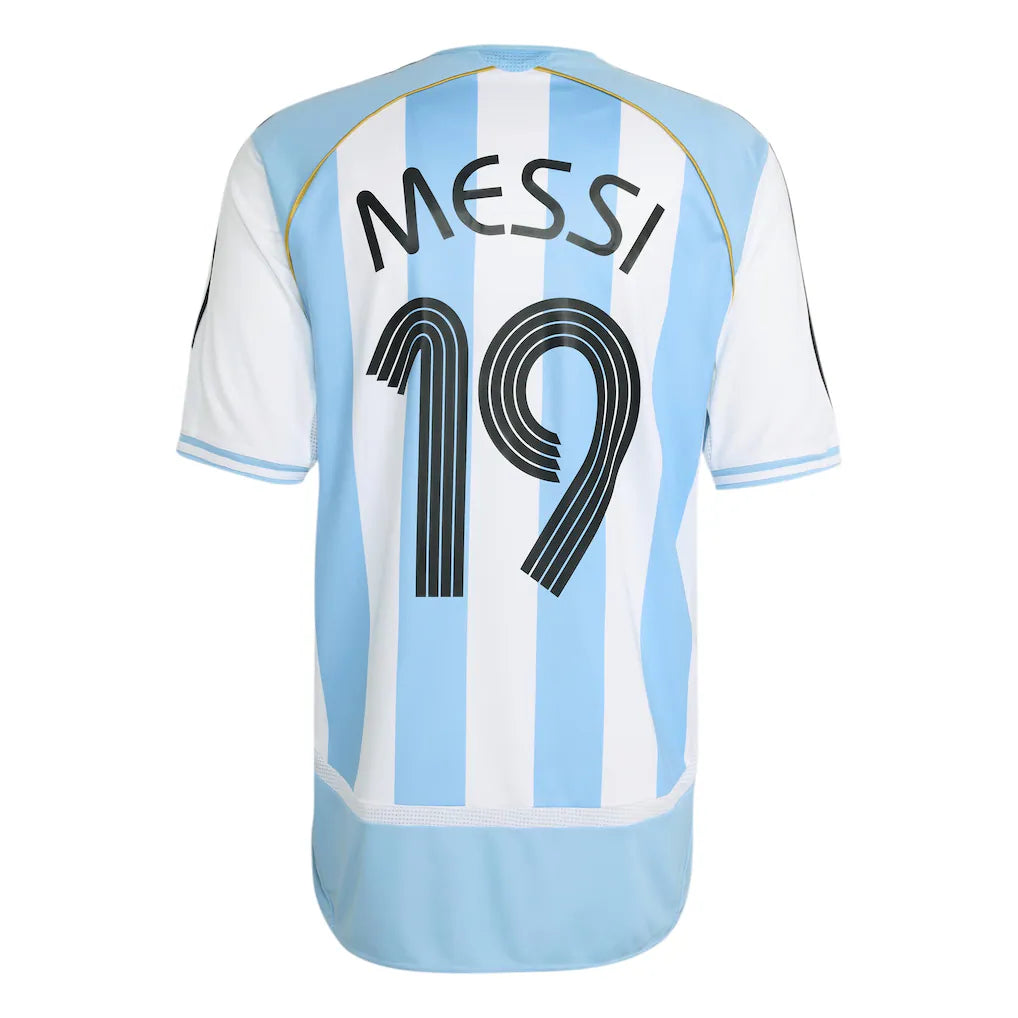 Lionel Messi Argentina National Team adidas 2006 Bringback Home Jersey - White