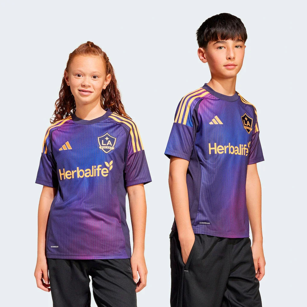 LA Galaxy adidas Youth 2025 RIZON Replica Jersey - Navy