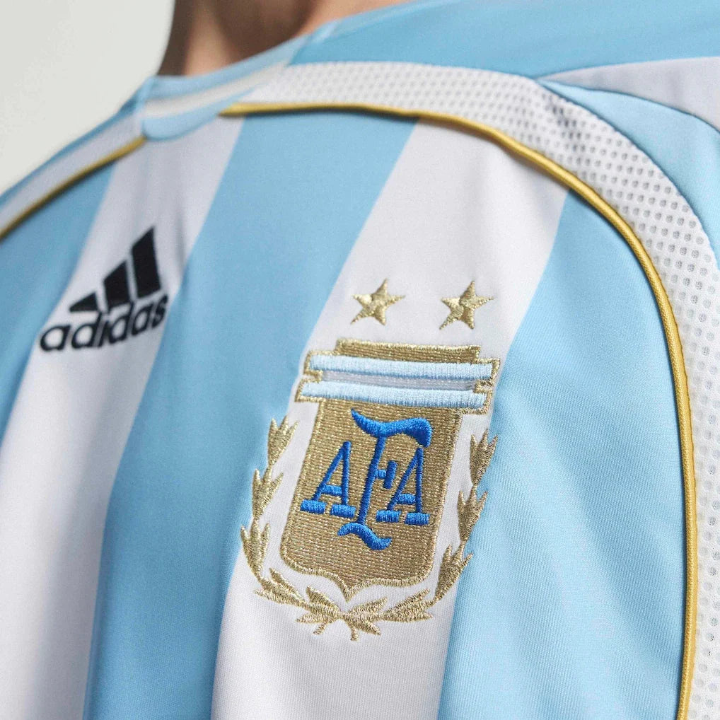 Argentina National Team adidas 2006 Bringback Home Jersey - White