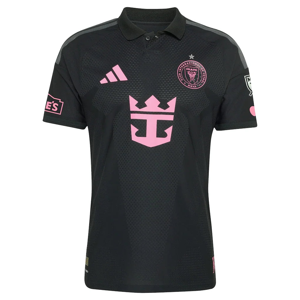 Inter Miami CF adidas 2026 Presagio On-Field Authentic Patch Jersey - Black